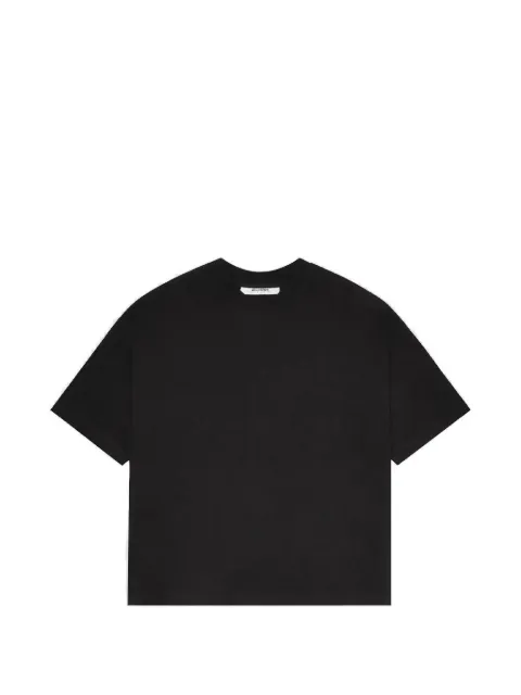 ABOUTBLANK mock-neck logo-print T-shirt