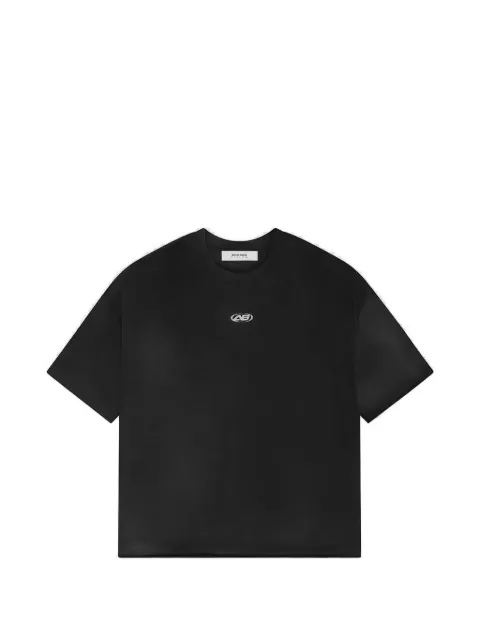 ABOUTBLANK Raw Hem Ellipse T-shirt