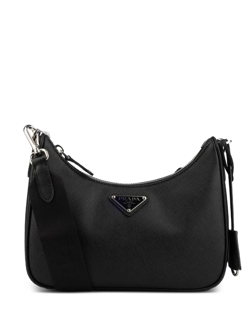 Prada Re-Edition 2005 Saffiano leather shoulder bag - Nero