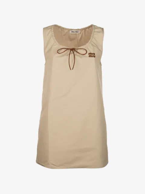 Miu Miu Minikleid mit Logo