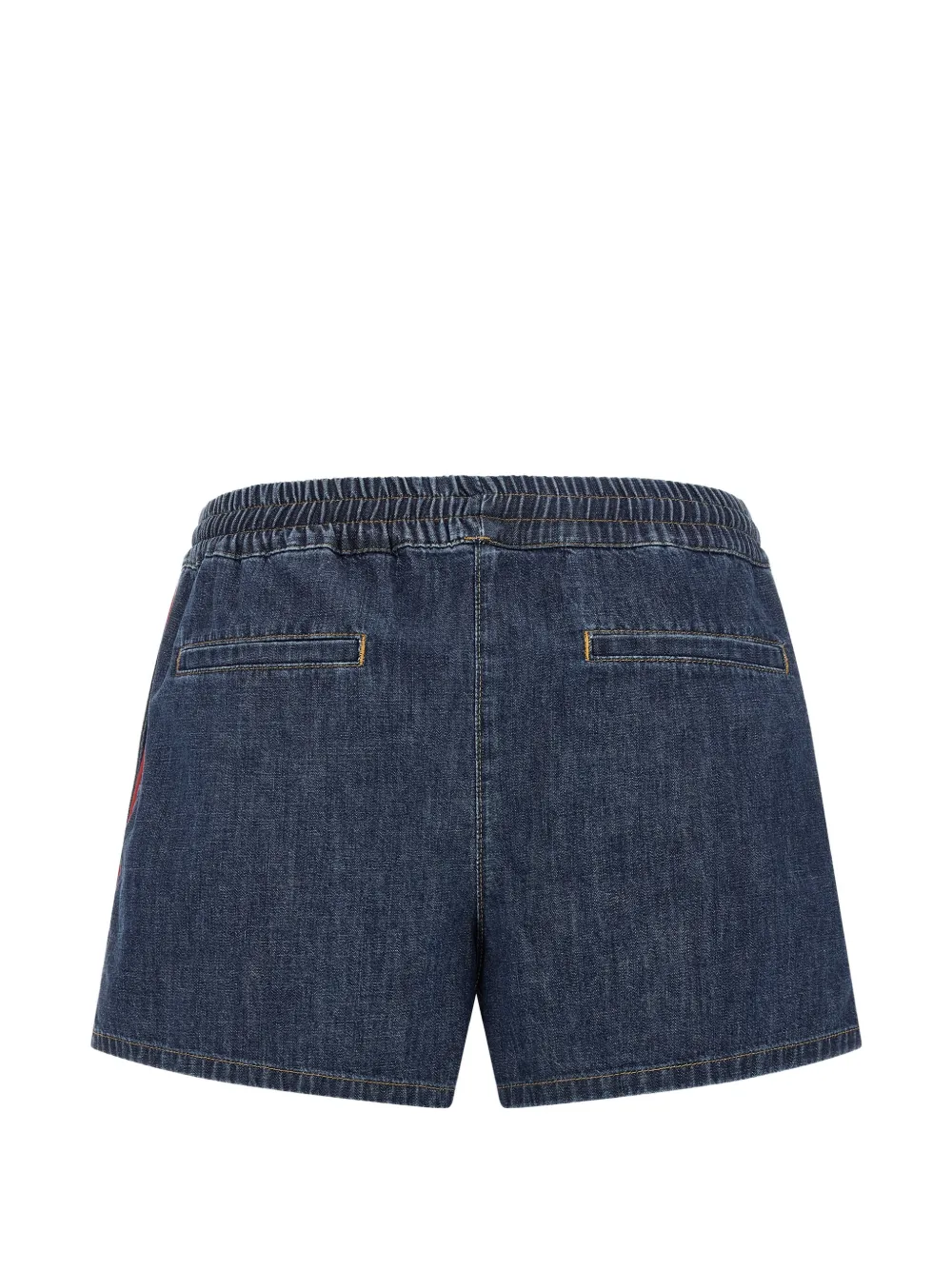 Valentino Garavani VLogo chambray shorts Blauw