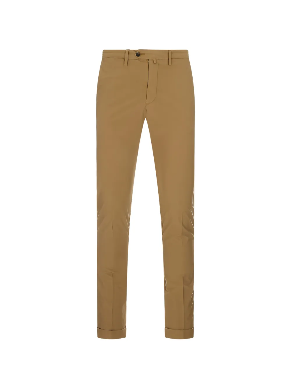 b settecento turn-up hems button-fastening trousers - Toni neutri