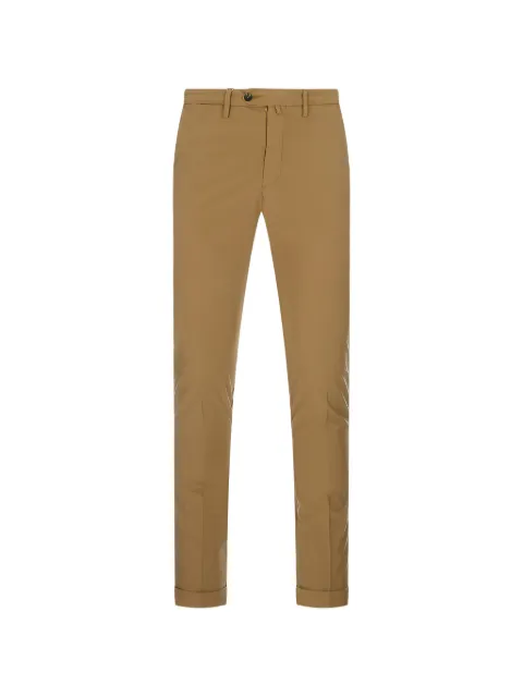b settecento turn-up hems button-fastening trousers