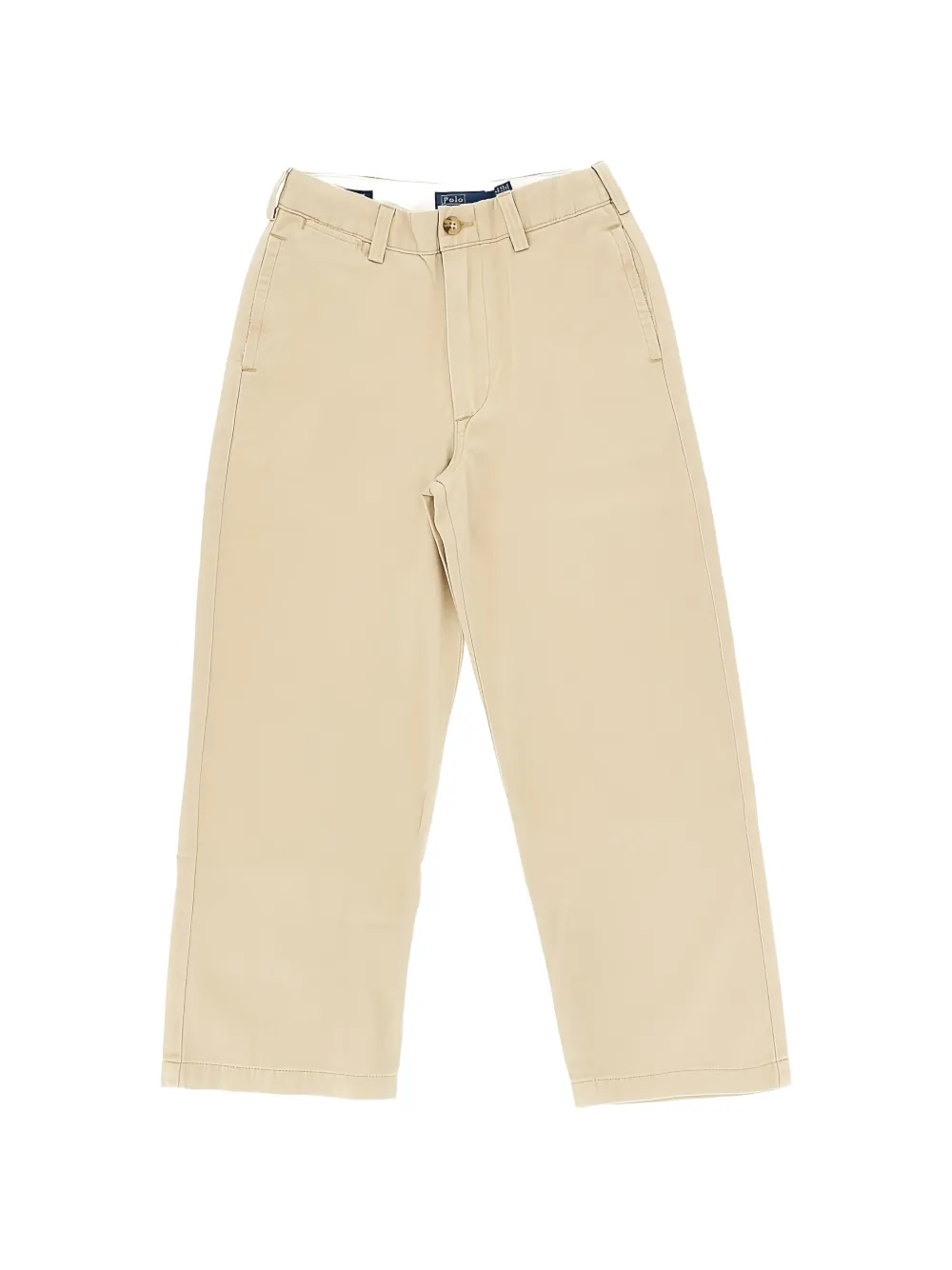 POLO RALPH LAUREN KIDS straight-leg chino trousers - Toni neutri