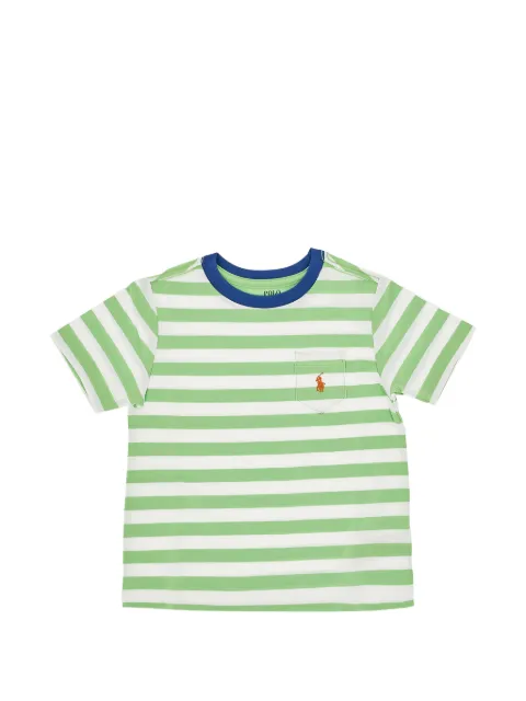 POLO RALPH LAUREN KIDS Polo Pony striped T-shirt