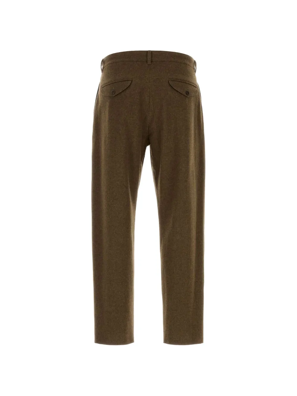 Jil Sander Broek met klepzak en riemlus Bruin