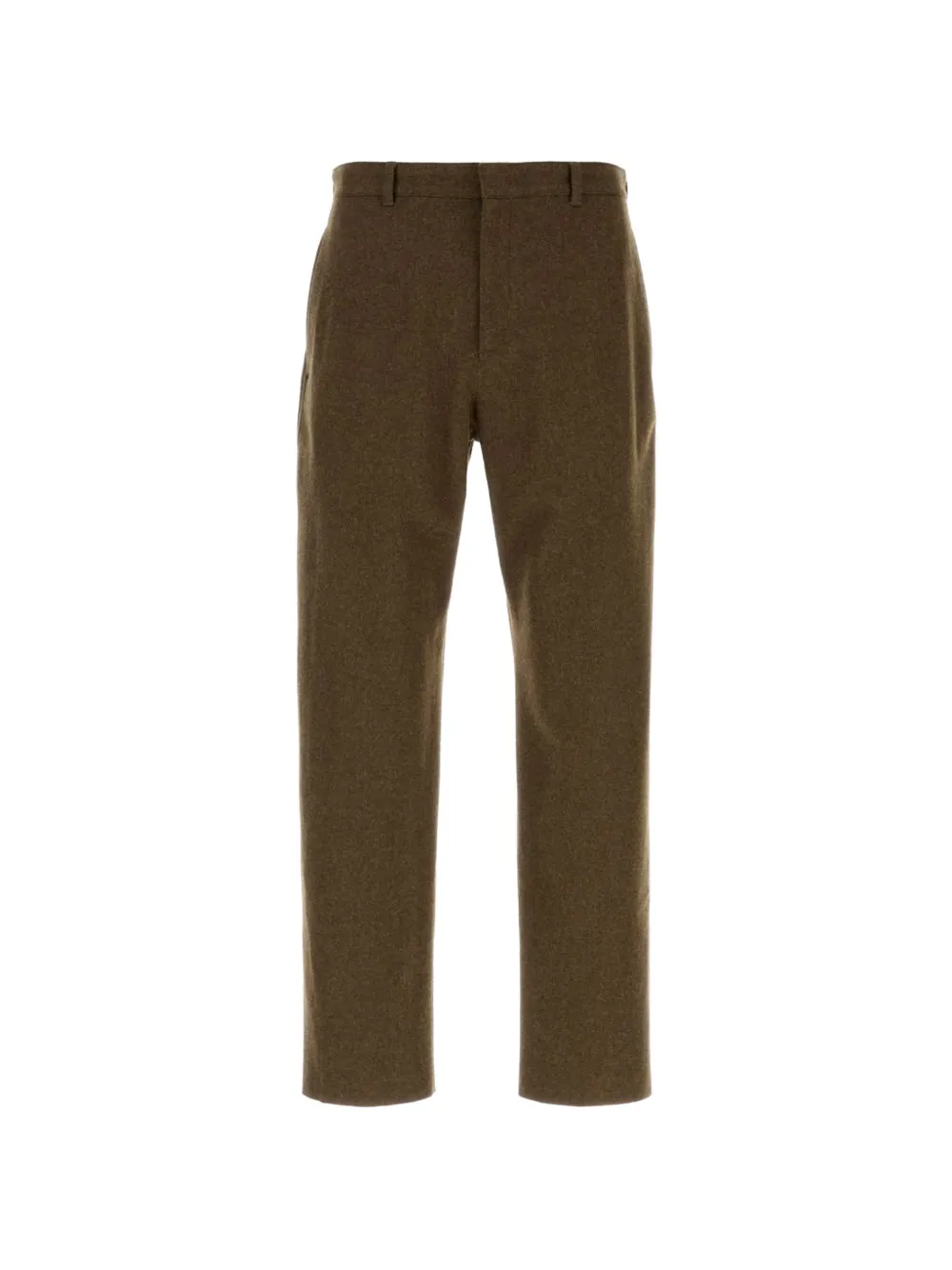 Jil Sander belt-loop flap-pocket trousers - Marrone