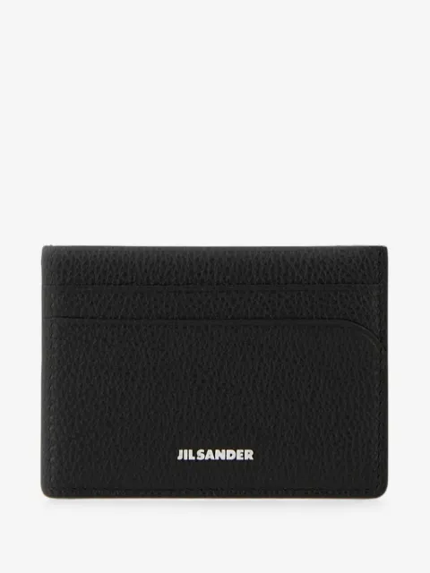 Jil Sander Kartenetui aus gekörntem Leder