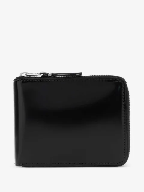 Comme Des Garçons polished leather wallet