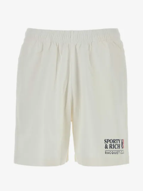 Sporty & Rich logo-print elasticated shorts