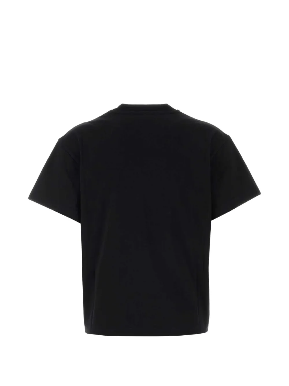 Jil Sander T-shirt met geborduurd logo Zwart