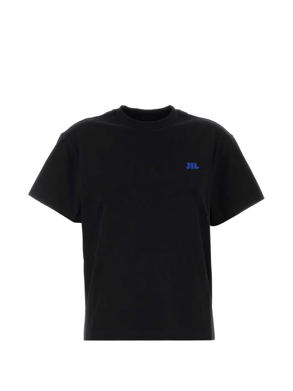 Jil Sander logo-embroidered T-shirt - Nero