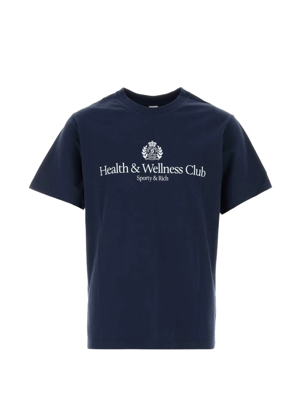 Sporty & Rich T-Shirt mit Logo-Print - Blau