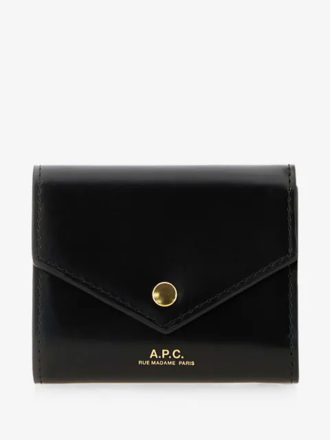 A.P.C. envelope leather wallet