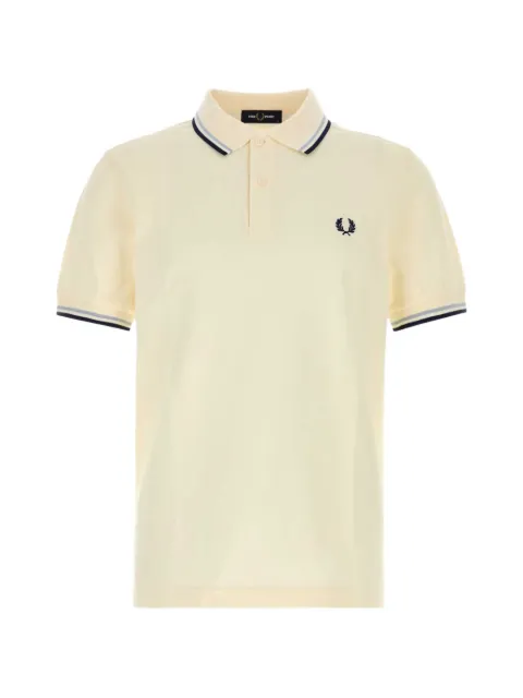 Fred Perry tipping-detail piqué polo shirt