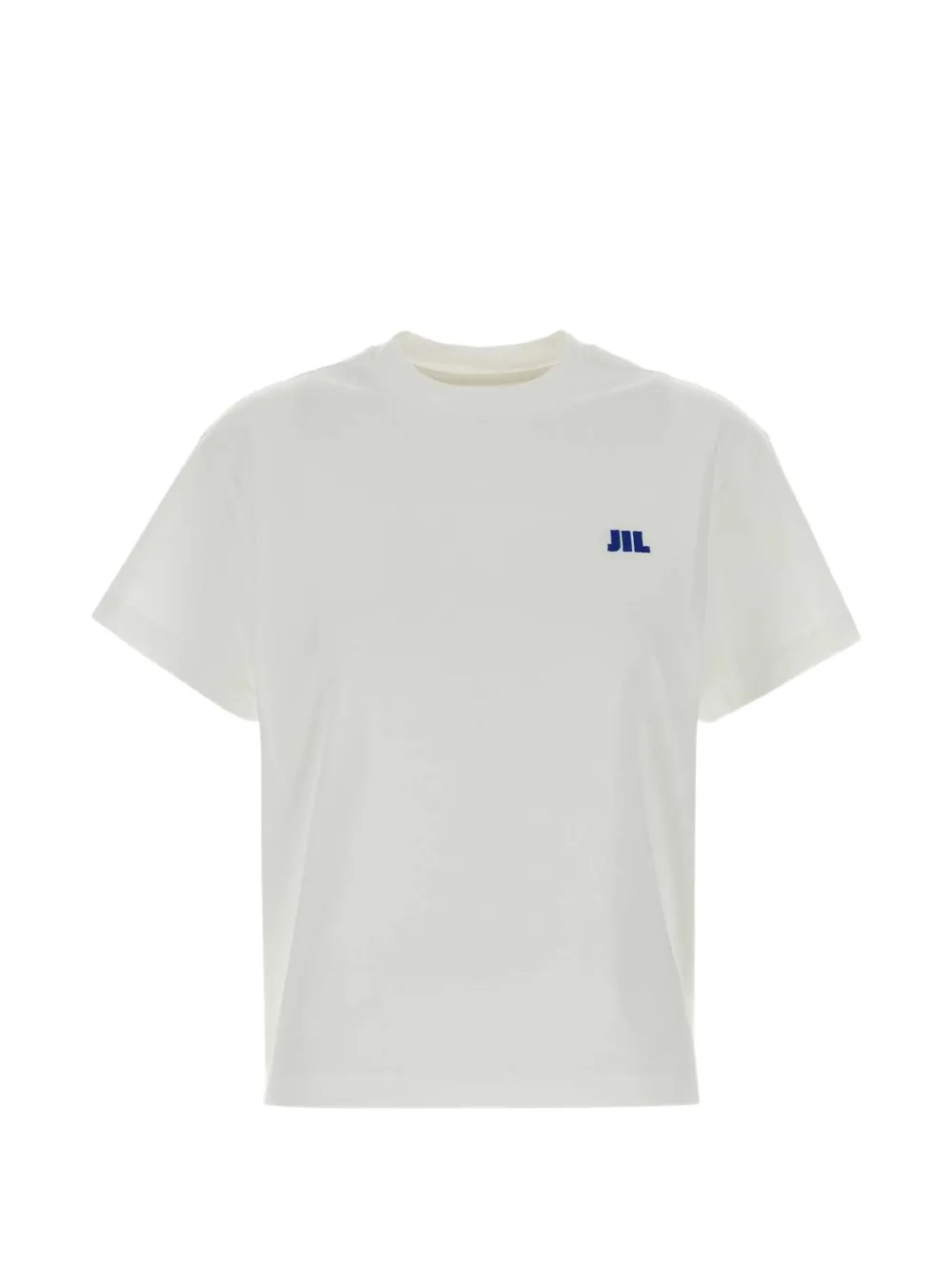 Jil Sander logo-embroidered T-shirt - Bianco
