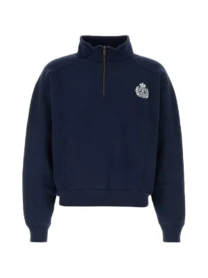 Sporty & Rich ハーフジップ スウェットシャツ | ブルー | FARFETCH JP