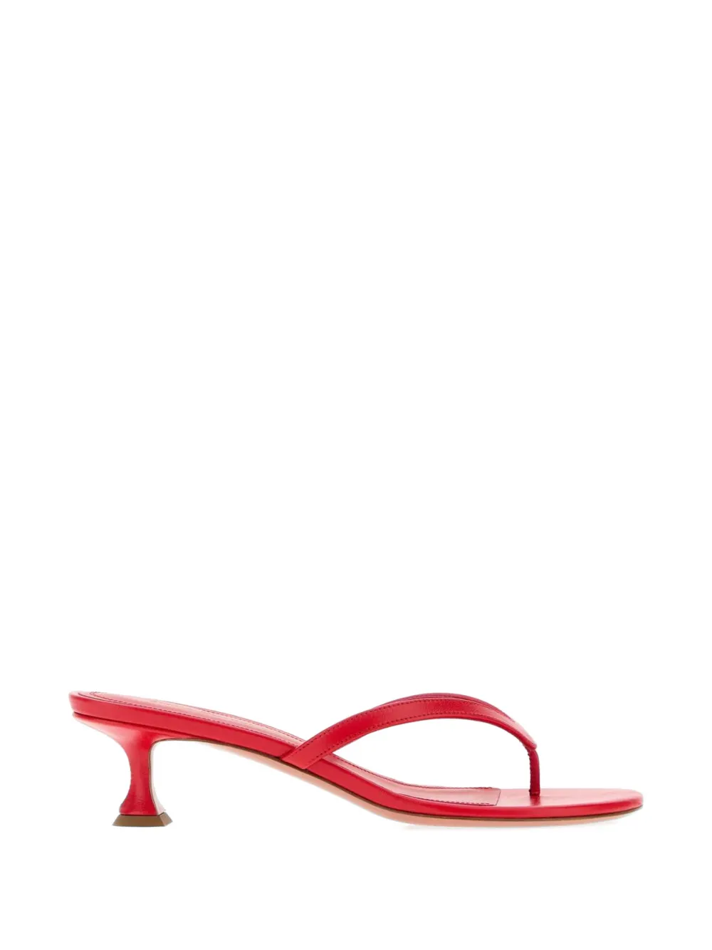 Amina Muaddi Juliette leather sandals - Rosso