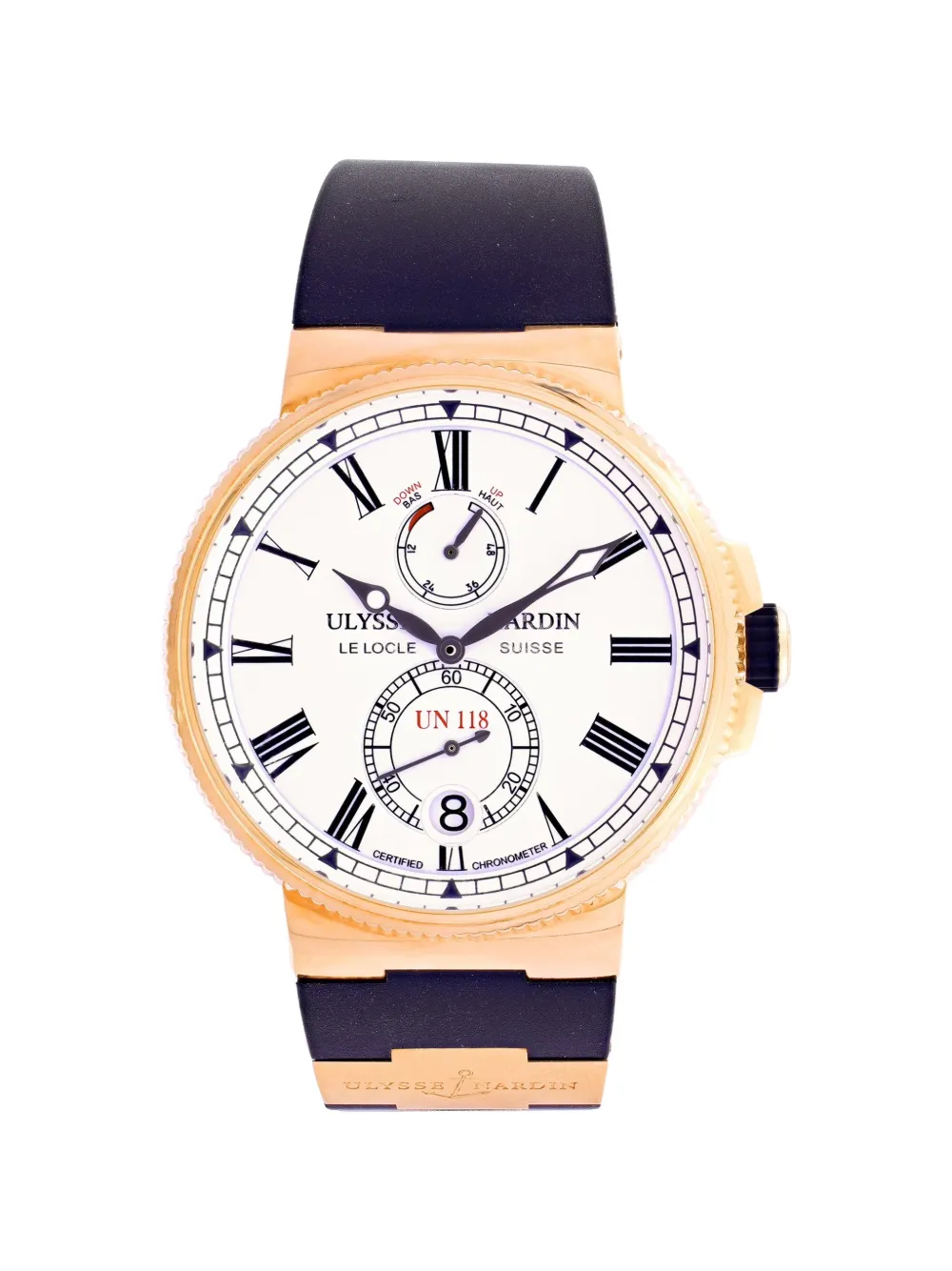 Ulysse Nardin Marine Roman-numerals 45mm watch - Weiß