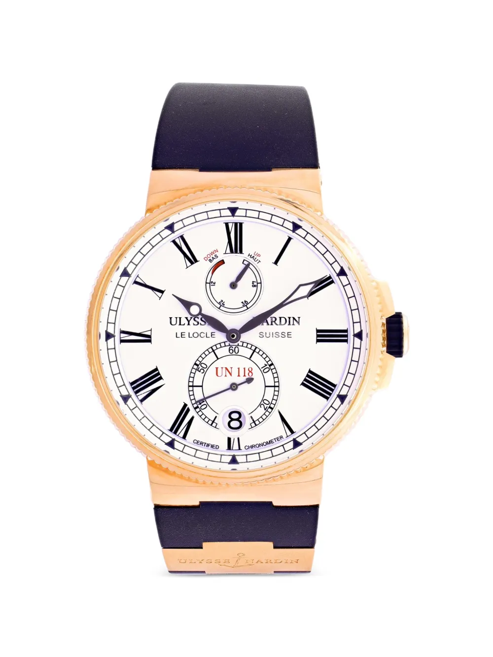 Ulysse Nardin Marine Roman-numerals 45mm watch - Weiß
