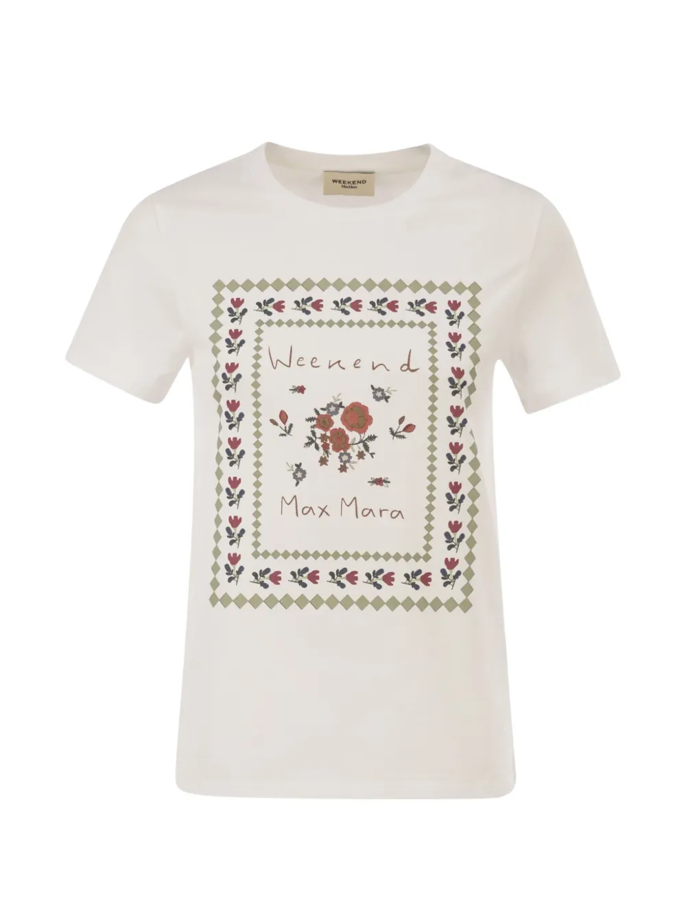 Weekend Max Mara graphic-print T-shirt - Bianco
