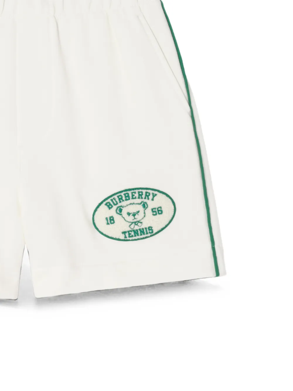 Burberry Kids Tennis Bear katoenen shorts Wit