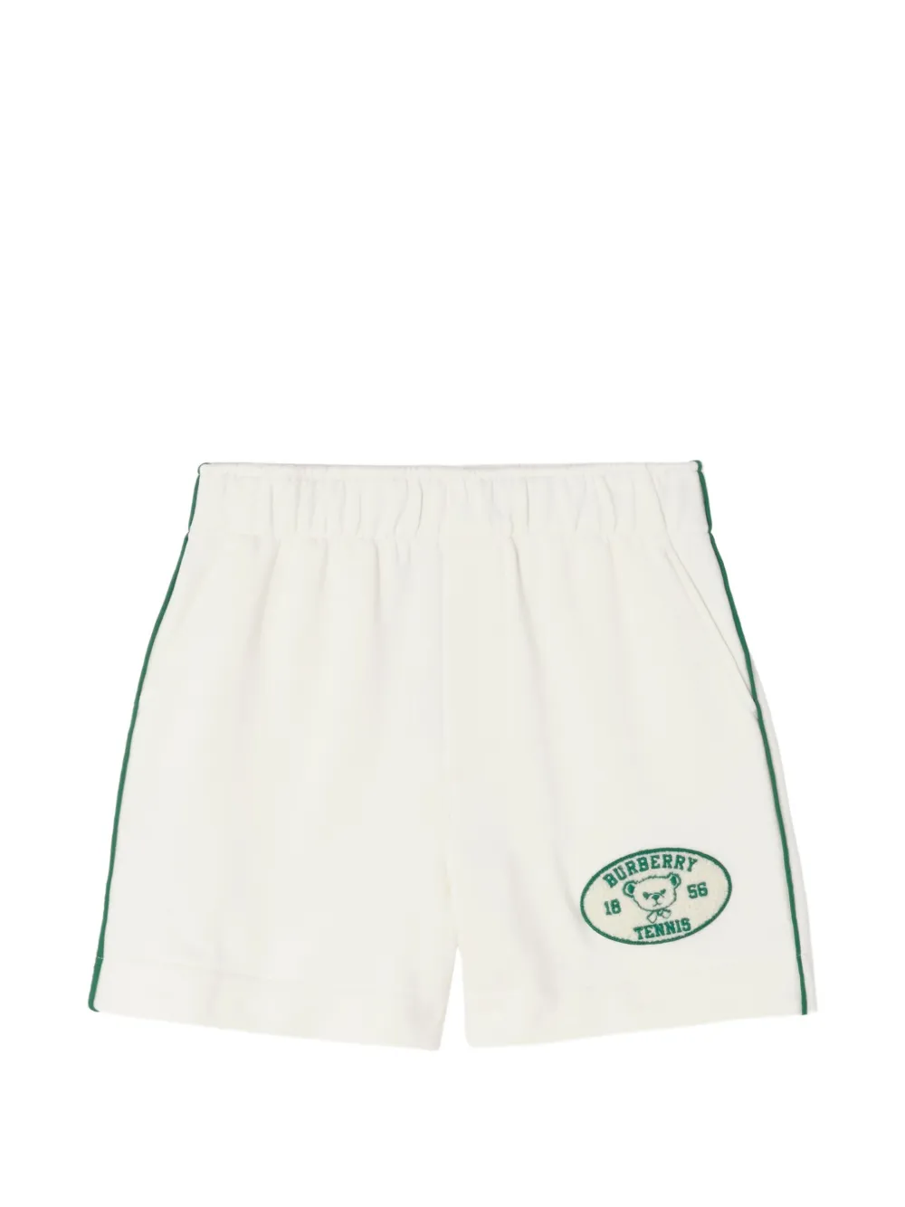 Burberry Kids Shorts Tennis Bear in cotone - Bianco