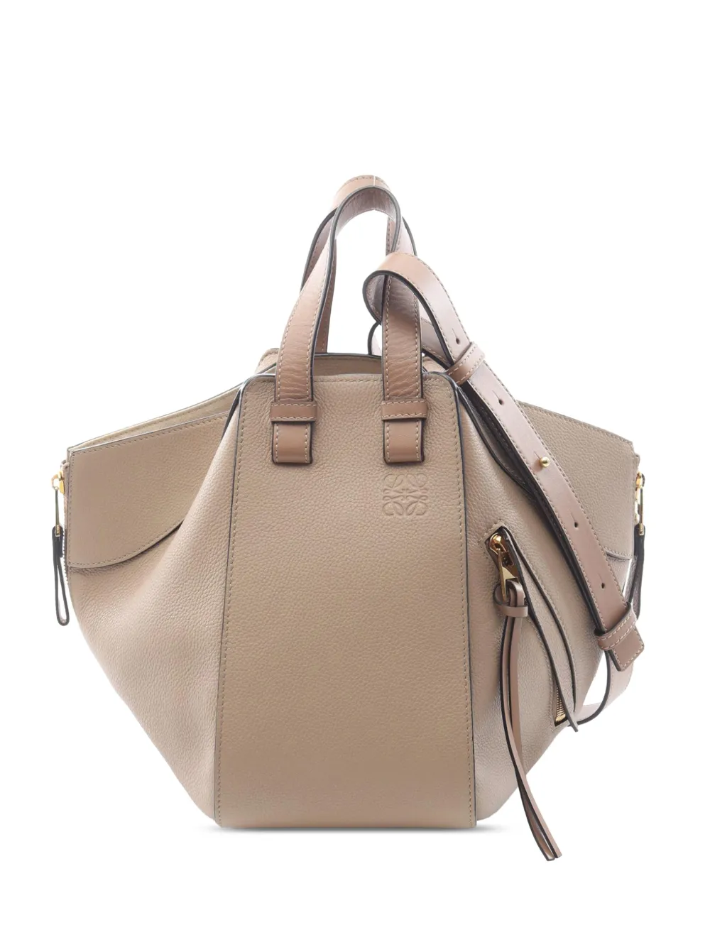Loewe Pre-Owned 2010-2026 Small Grained Calfskin Hammock Bag satchel - Toni neutri