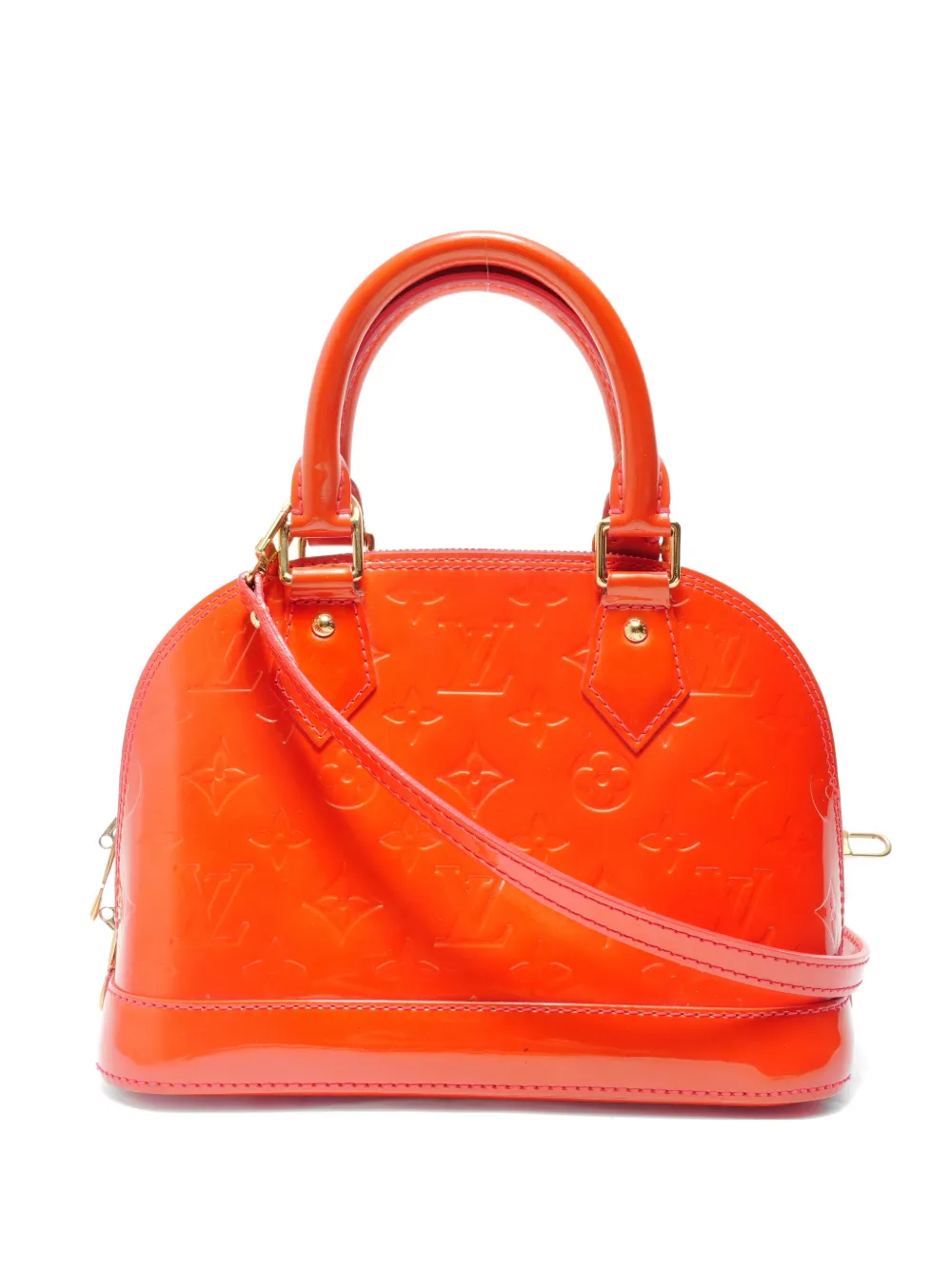 Louis Vuitton Pre-Owned 2012 Monogram Vernis Alma BB handbag - Arancione