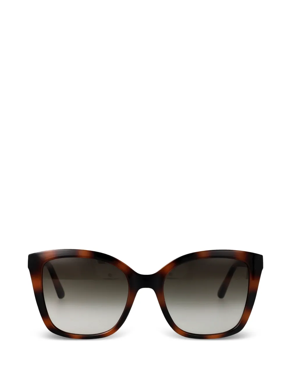 Ferragamo Eyewear Gancini tortoiseshell-effect sunglasses - Marrone