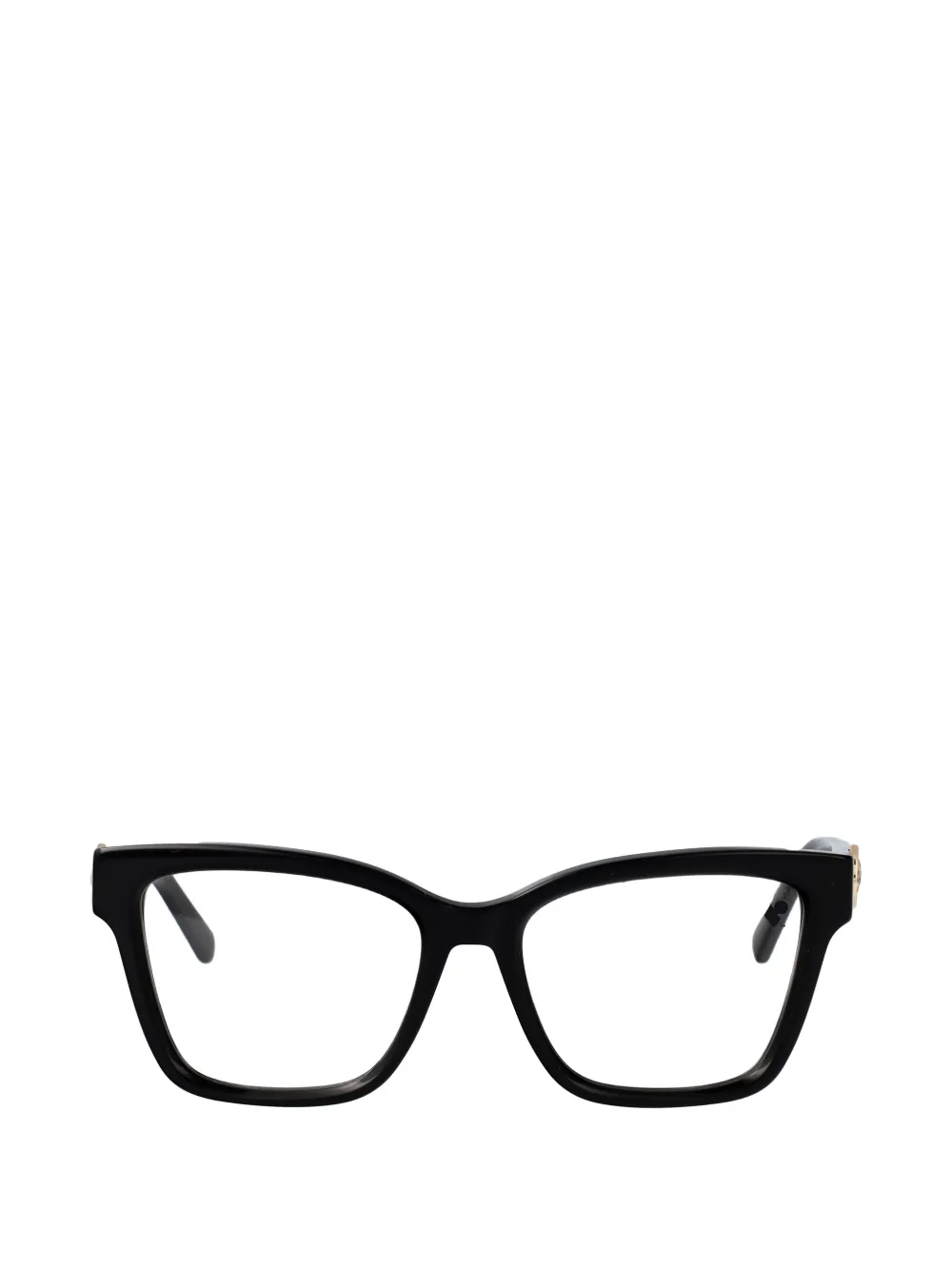 Longchamp logo-plaque square-frame glasses - Nero