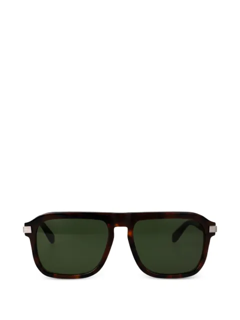 Ferragamo Eyewear tortoiseshell-effect square-frame sunglasses