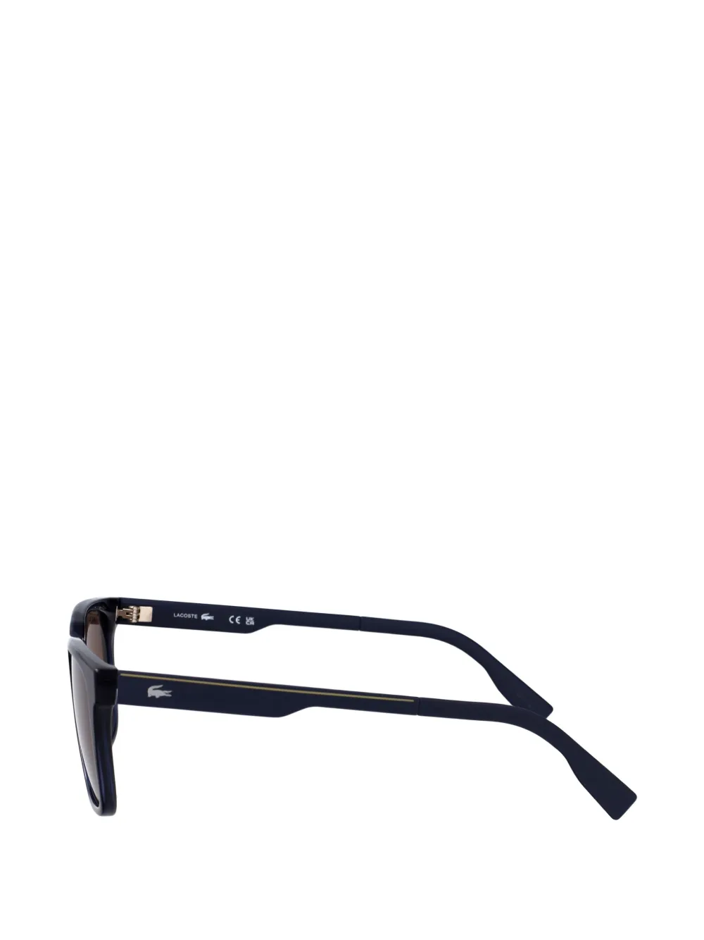 Lacoste Zonnebril met vierkant montuur Blauw