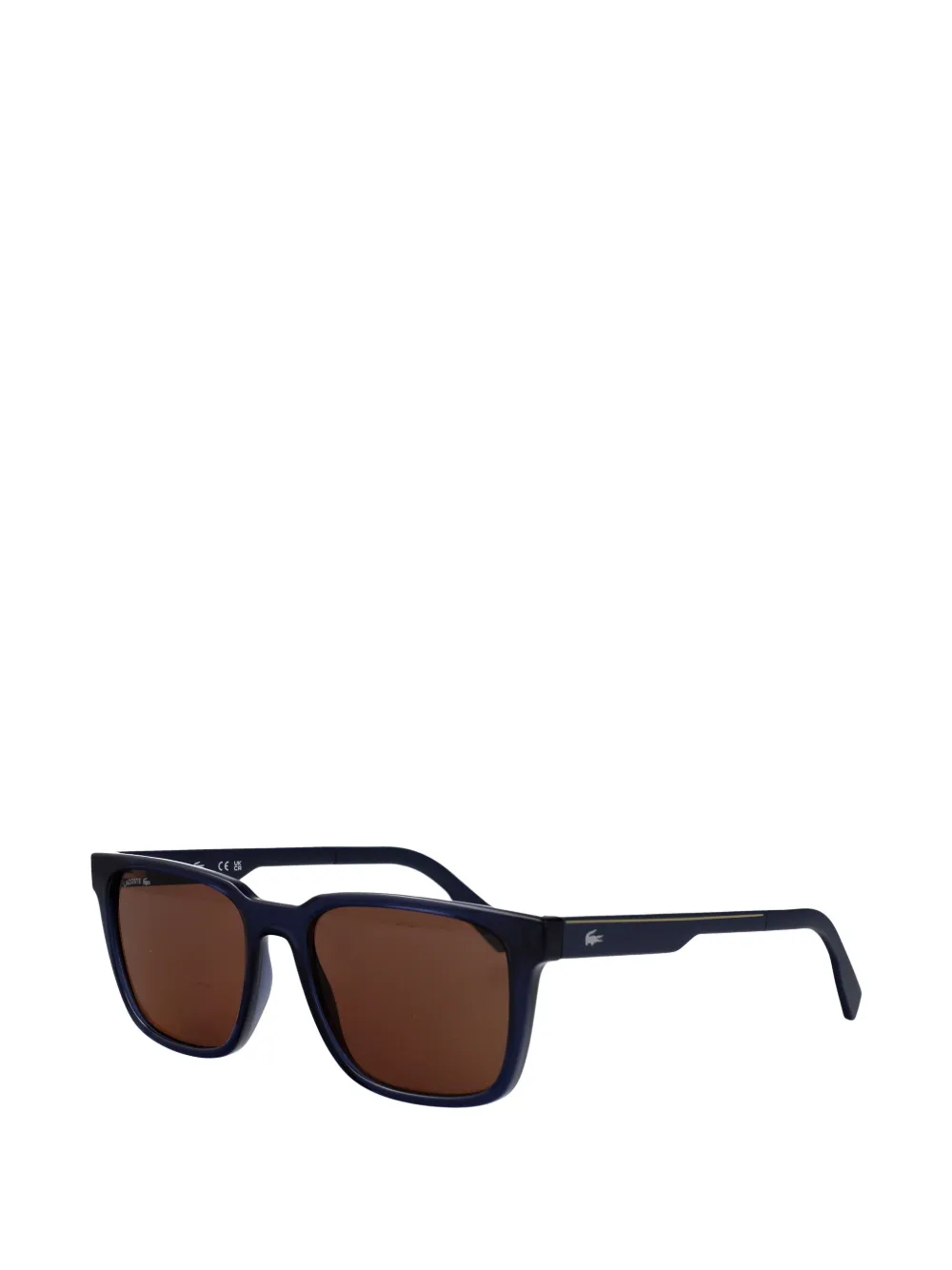 Lacoste Zonnebril met vierkant montuur Blauw