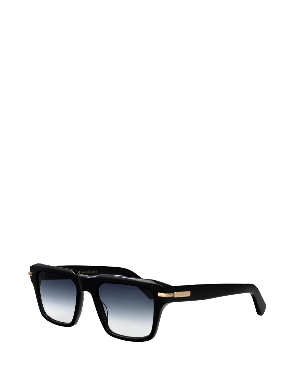 Ferragamo Eyewear Zonnebril met vierkant montuur Zwart