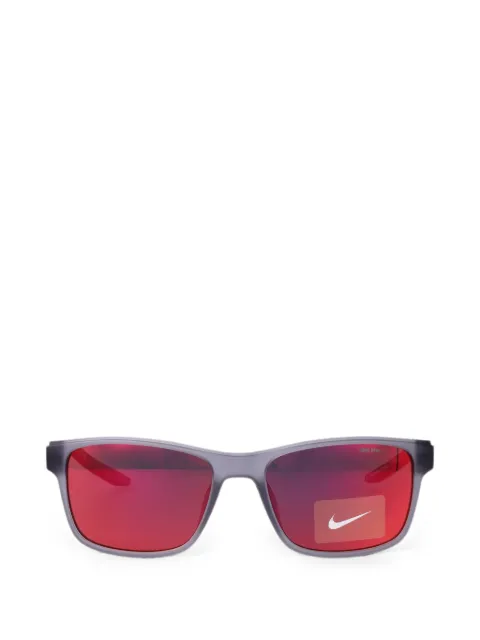 Nike rectangle-frame tinted sunglasses