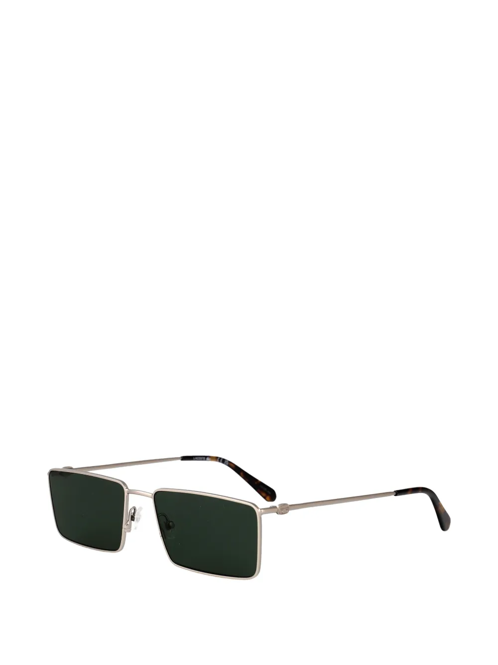 Lacoste Icons zonnebril met rechthoekig montuur Zilver