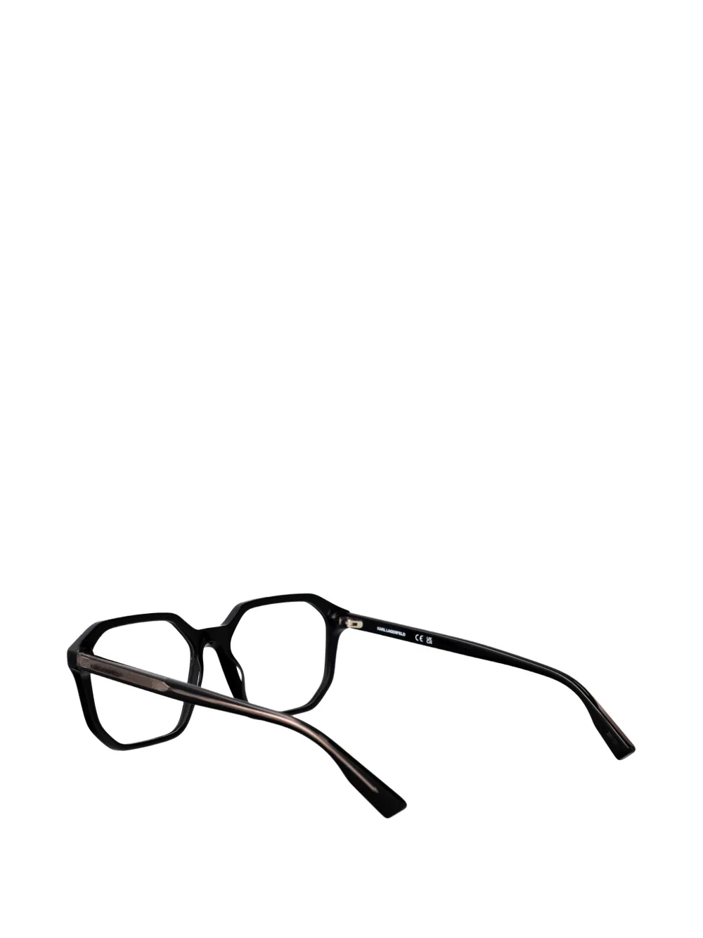 Karl Lagerfeld Bril met geometrisch montuur Zwart