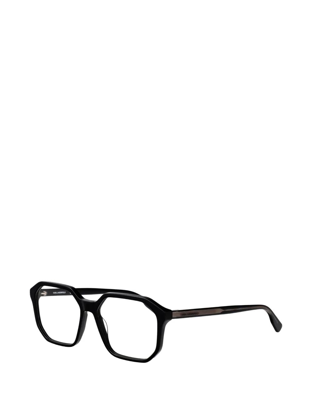Karl Lagerfeld Bril met geometrisch montuur Zwart