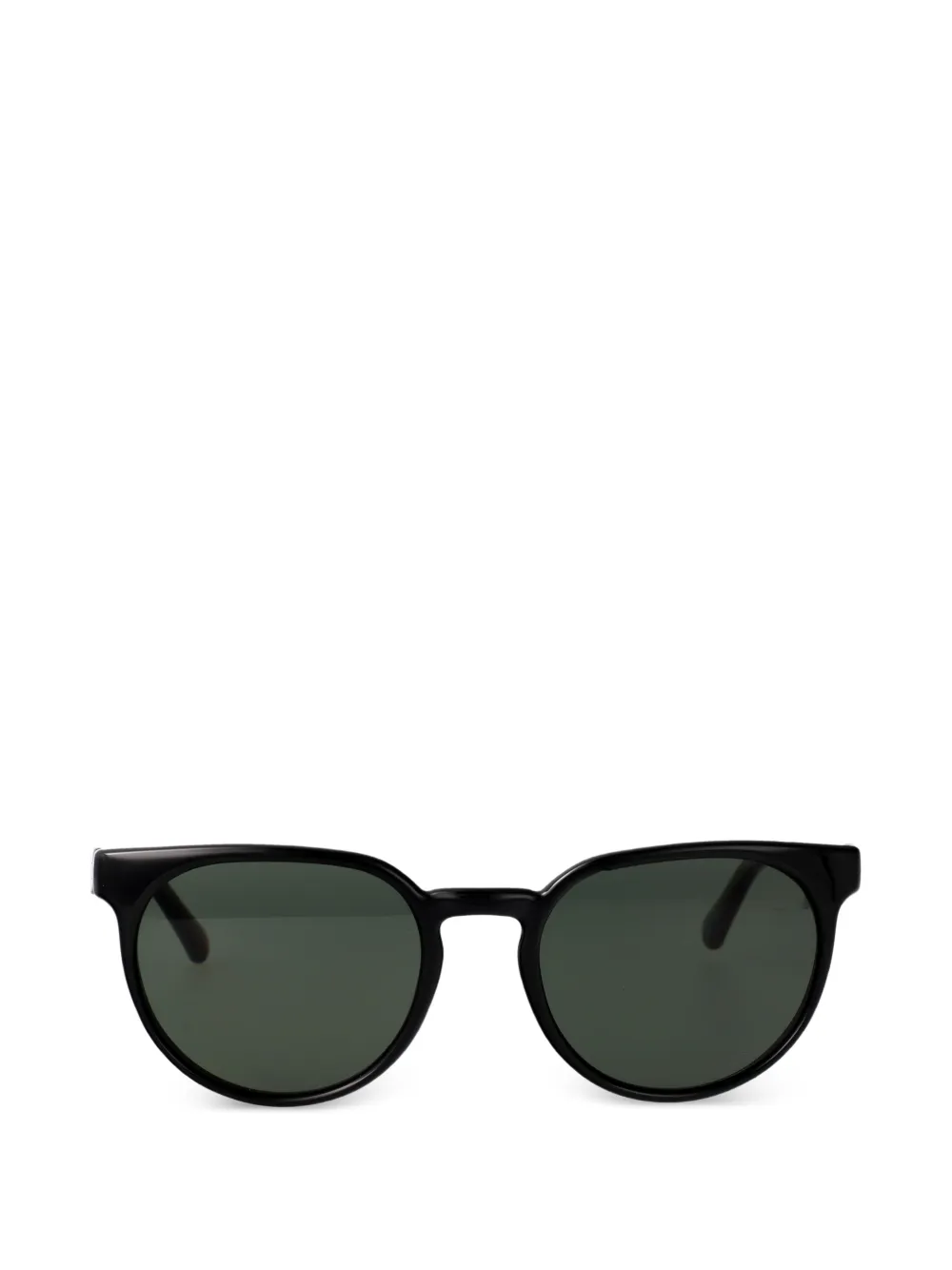 Ferragamo Eyewear Gancini round-frame sunglasses - Nero