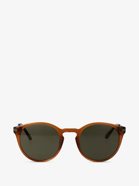 Calvin Klein Jeans lentes de sol con armazón redonda estilo carey