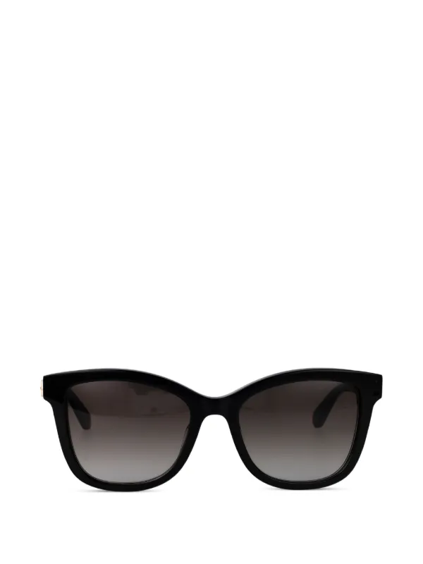 Ferragamo Eyewear Gancini square-frame Sunglasses | ブラック