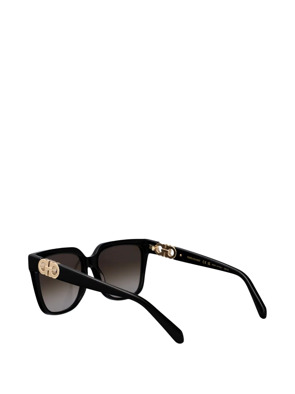 Ferragamo Eyewear SF2109S Gancini zonnebril Zwart