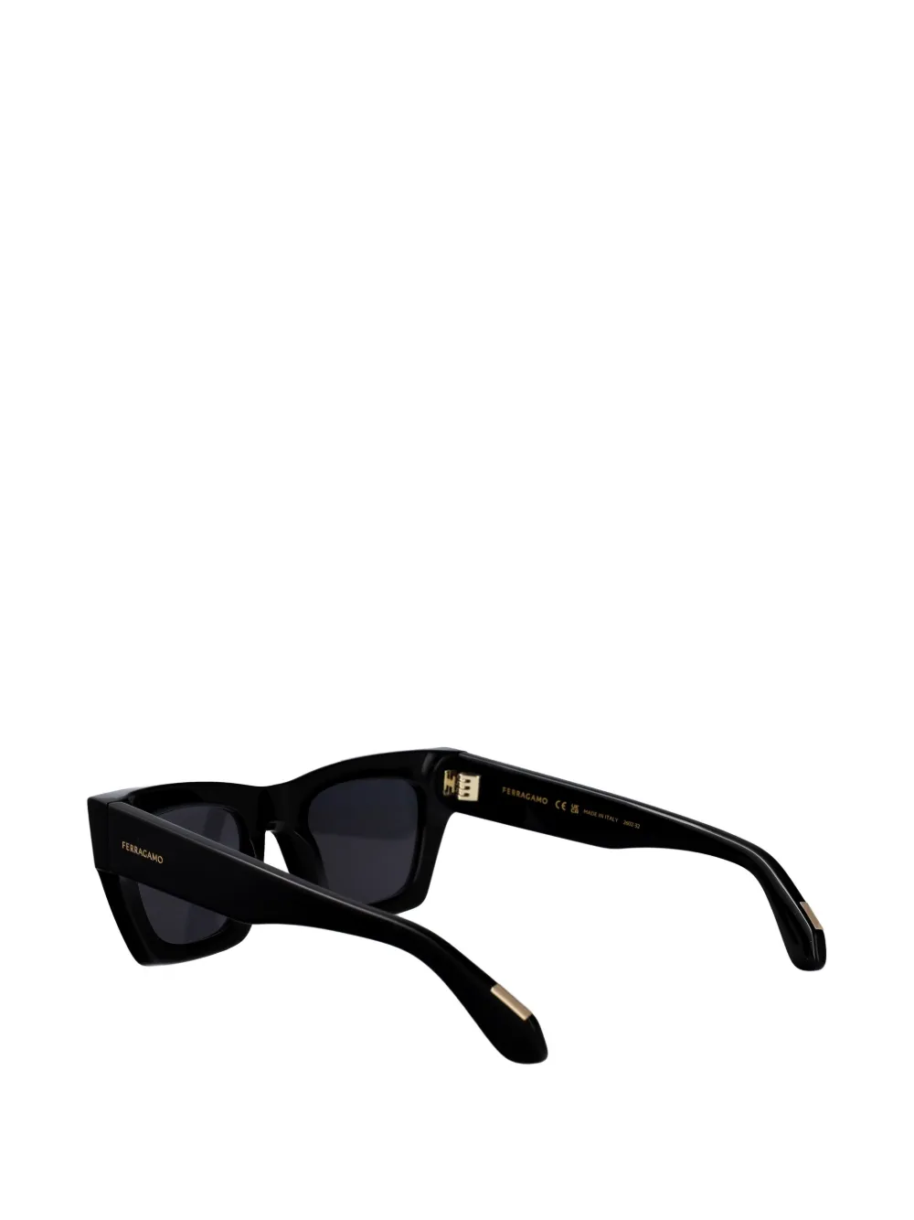 Ferragamo Eyewear SF2105S zonnebril met logo Zwart