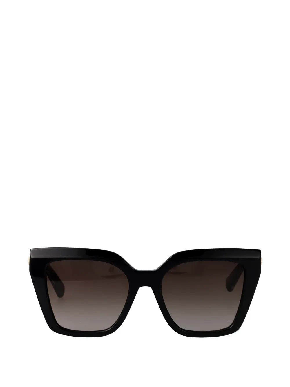 Longchamp square-frame bamboo-detail sunglasses - Nero
