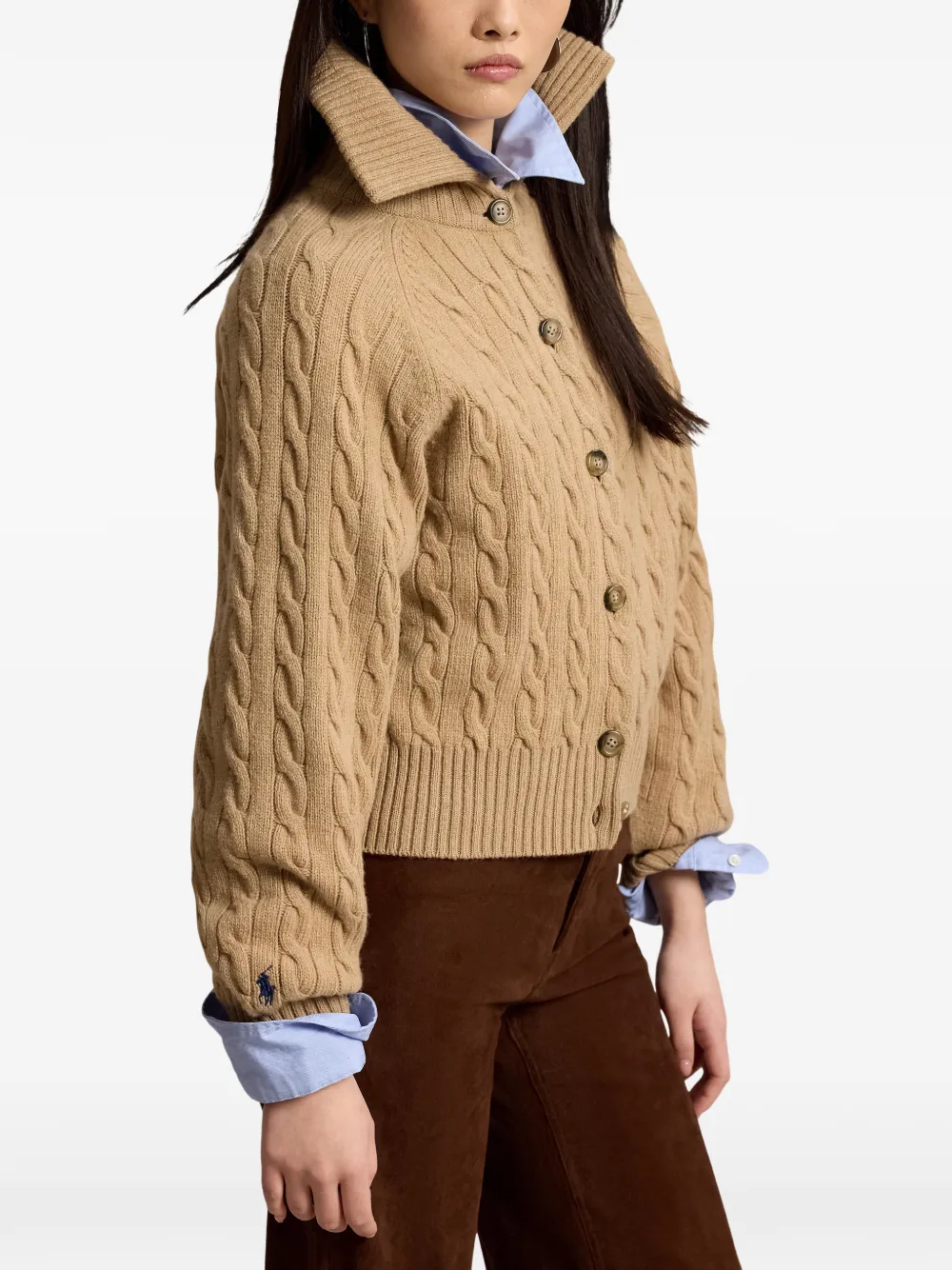 Polo Ralph Lauren Kabelgebreid vest Beige