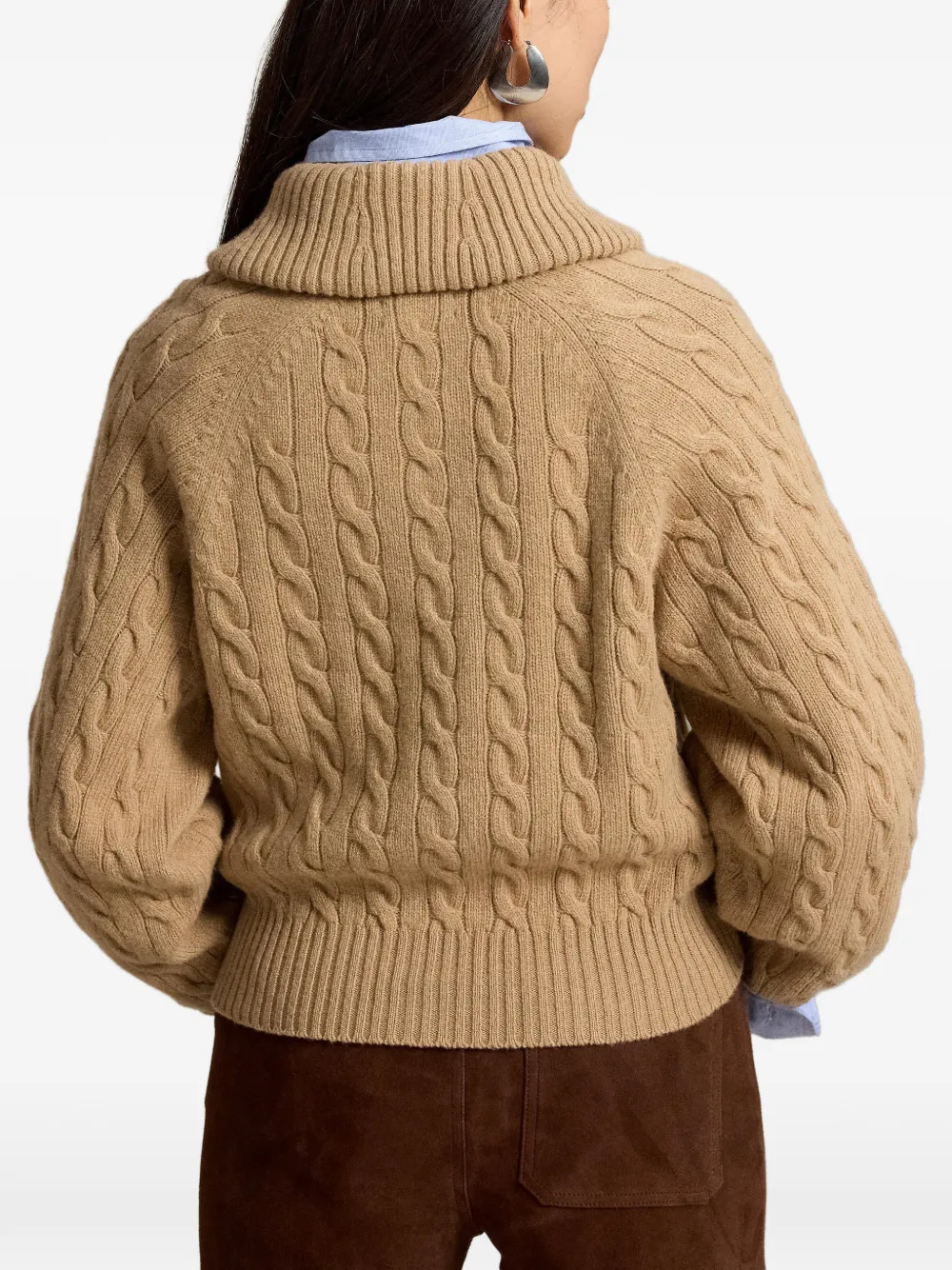 Polo Ralph Lauren Kabelgebreid vest Beige