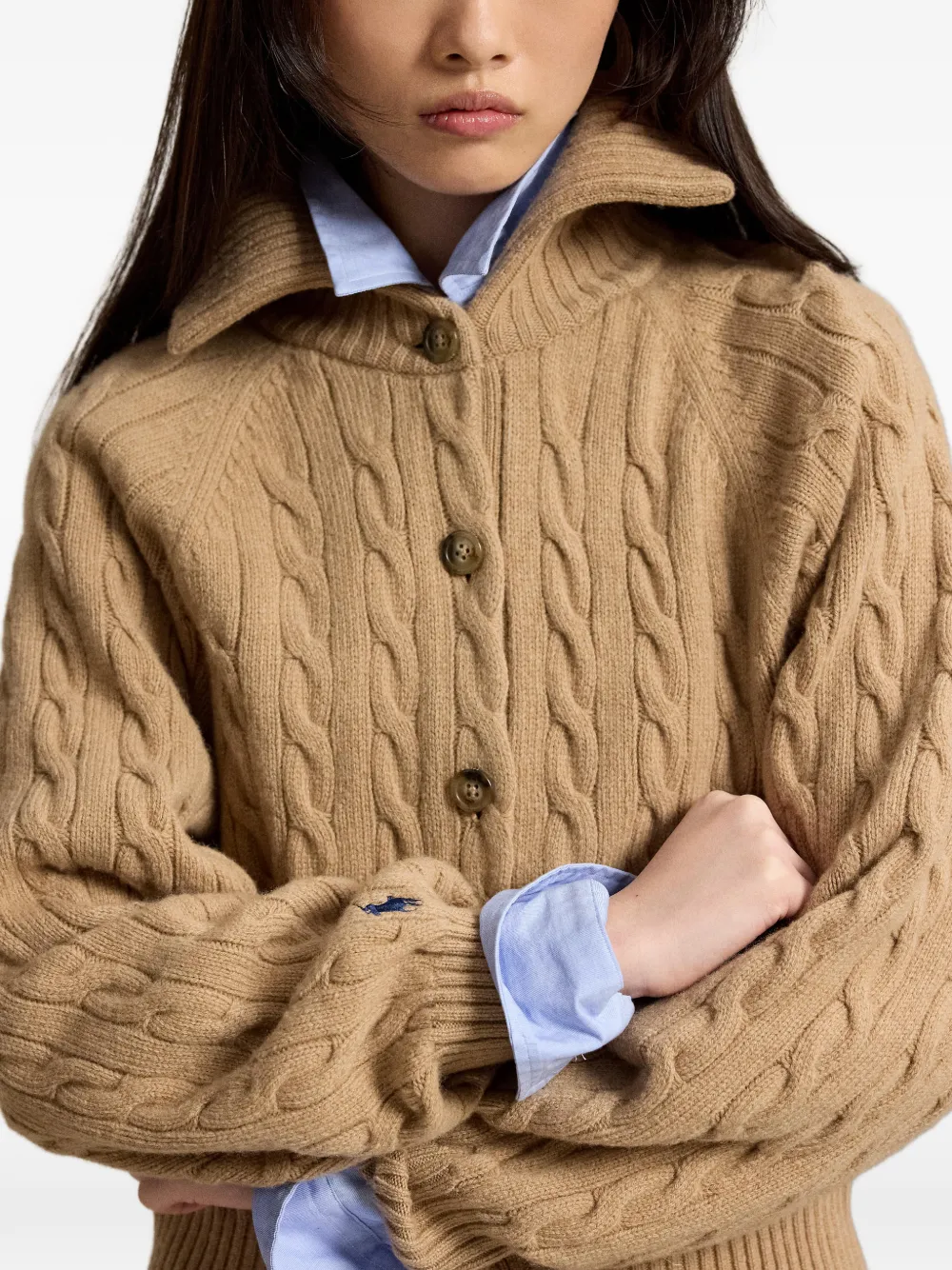 Polo Ralph Lauren Kabelgebreid vest Beige