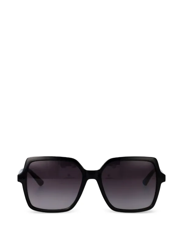 Calvin Klein Butterfly Geometric-frame Sunglasses in Black