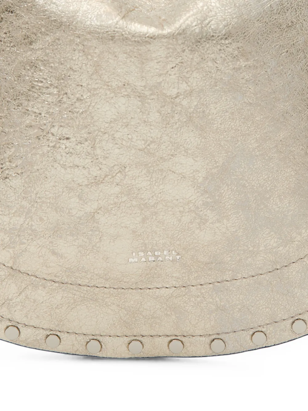 ISABEL MARANT Oskan Soft Zip tas met schouderband Goud